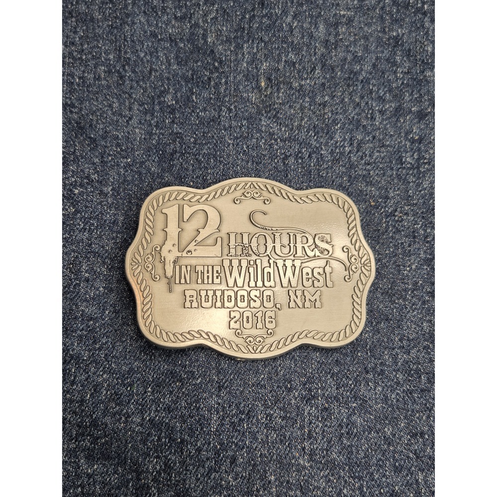 12 Hours Wild West Endurance Biking Award Belt Buckle 2016